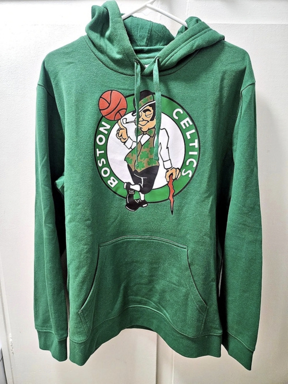 Boston Celtics Green Hoodie Used Good Condition Size L